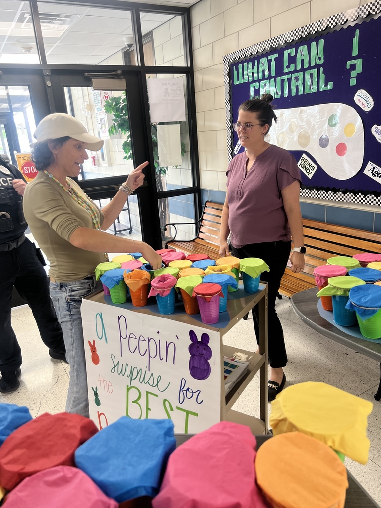 Our staff and students had a blast with some sweet treats and "Peeps" before heading into Easter break. We love finding small ways to bring big smiles to our hallways! It’s truly a treat to work with the best "Peeps" around.
