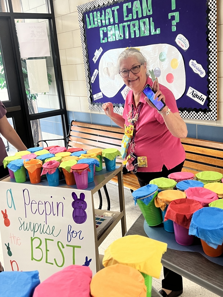 Our staff and students had a blast with some sweet treats and "Peeps" before heading into Easter break. We love finding small ways to bring big smiles to our hallways! It’s truly a treat to work with the best "Peeps" around.