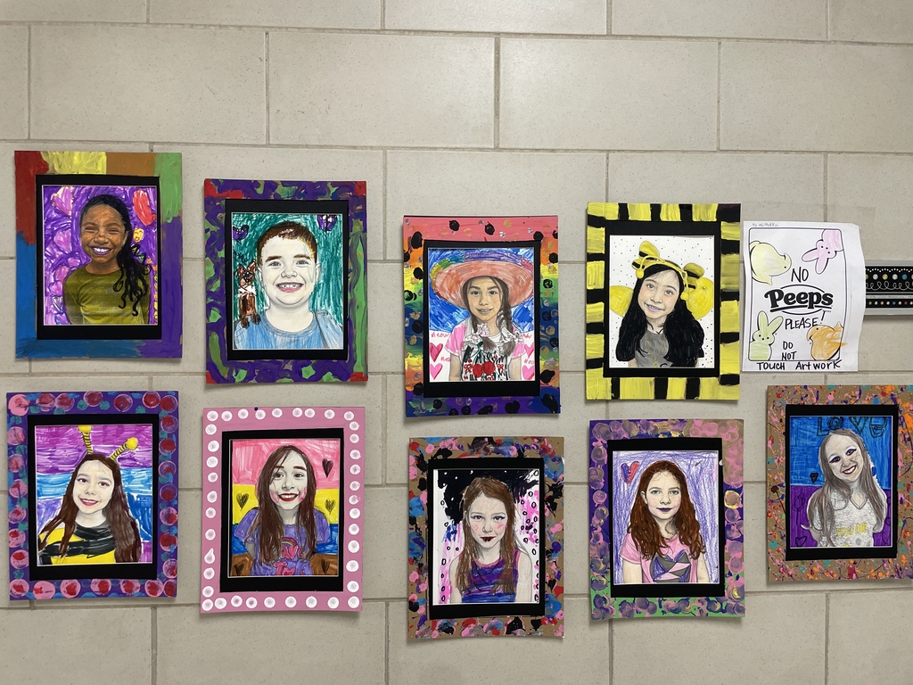Ms. Morra’s talented Kinder, 1st, and 2nd graders have been hard at work on these incredible Pop Art portraits. From the vibrant backgrounds to those hand-painted frames, our little artists are showing us exactly what makes them unique. We are so proud of their creativity and hard work!