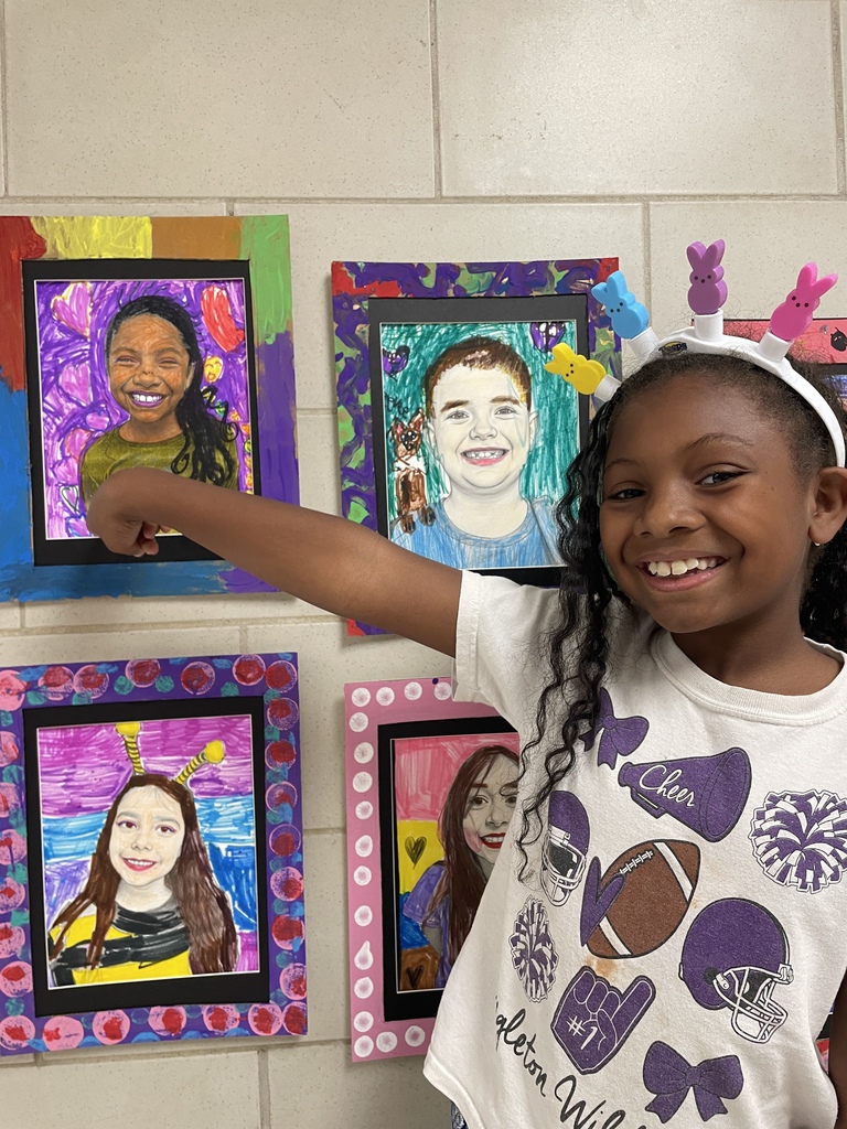 Ms. Morra’s talented Kinder, 1st, and 2nd graders have been hard at work on these incredible Pop Art portraits. From the vibrant backgrounds to those hand-painted frames, our little artists are showing us exactly what makes them unique. We are so proud of their creativity and hard work!
