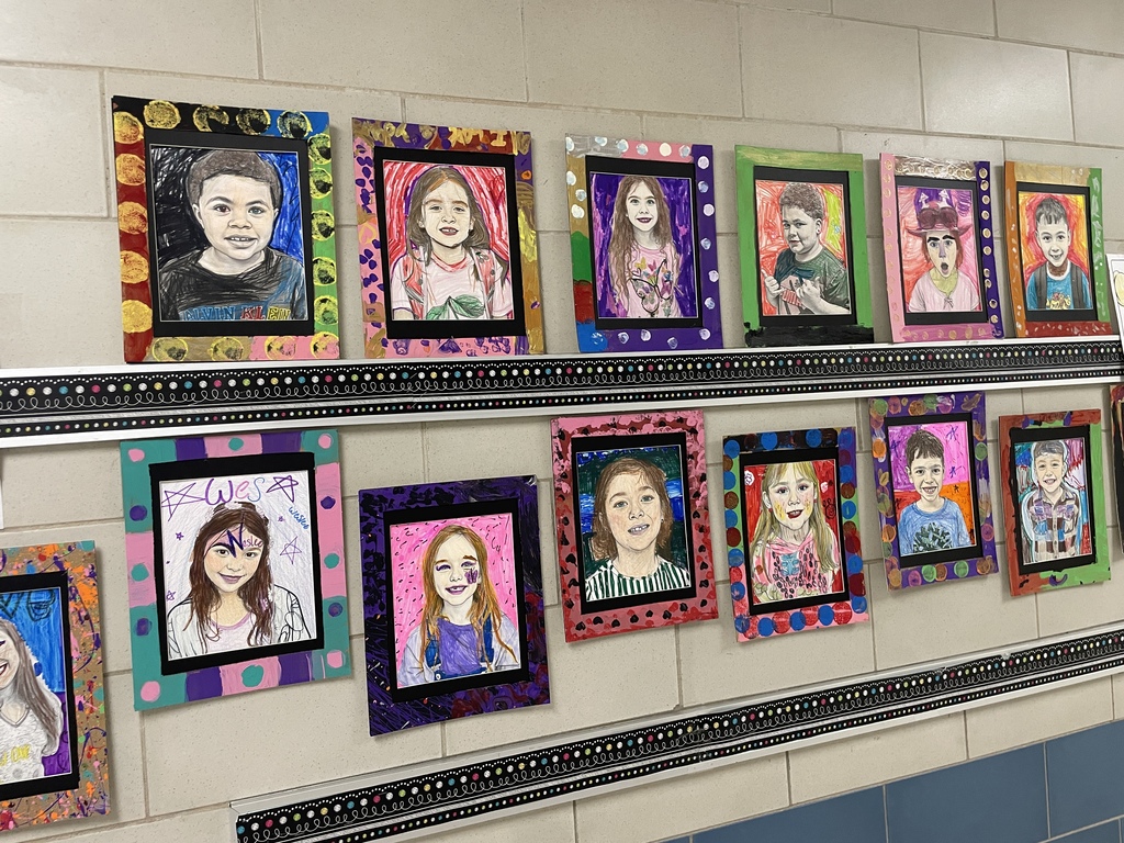 Ms. Morra’s talented Kinder, 1st, and 2nd graders have been hard at work on these incredible Pop Art portraits. From the vibrant backgrounds to those hand-painted frames, our little artists are showing us exactly what makes them unique. We are so proud of their creativity and hard work!