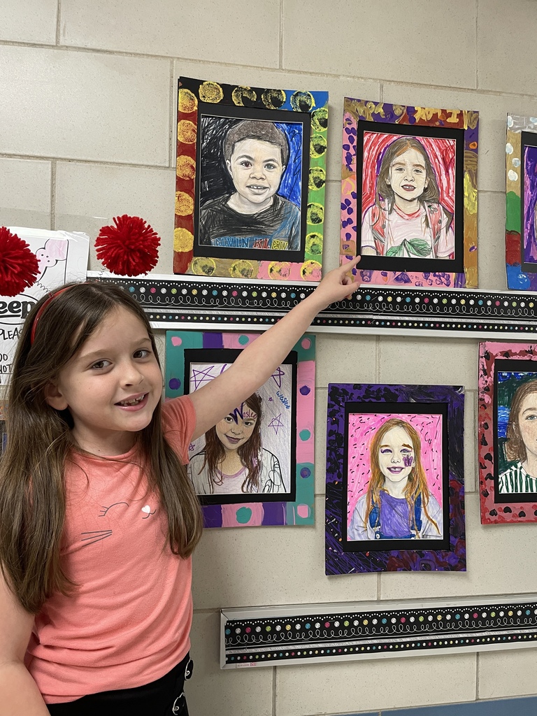 Ms. Morra’s talented Kinder, 1st, and 2nd graders have been hard at work on these incredible Pop Art portraits. From the vibrant backgrounds to those hand-painted frames, our little artists are showing us exactly what makes them unique. We are so proud of their creativity and hard work!