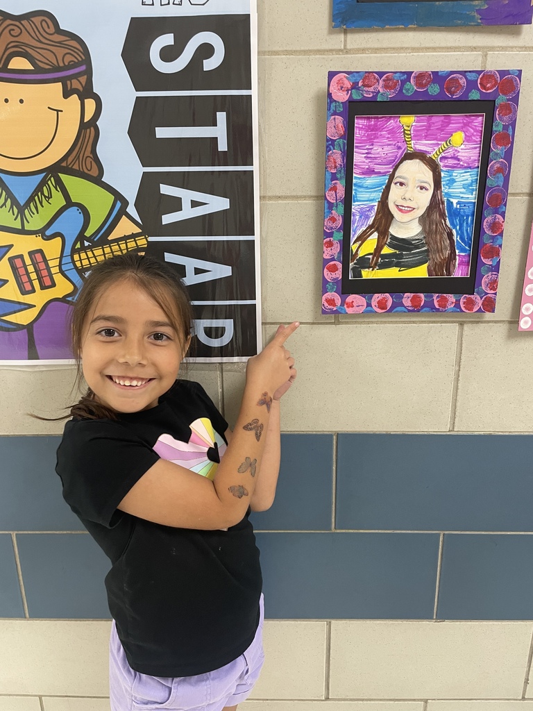 Ms. Morra’s talented Kinder, 1st, and 2nd graders have been hard at work on these incredible Pop Art portraits. From the vibrant backgrounds to those hand-painted frames, our little artists are showing us exactly what makes them unique. We are so proud of their creativity and hard work!
