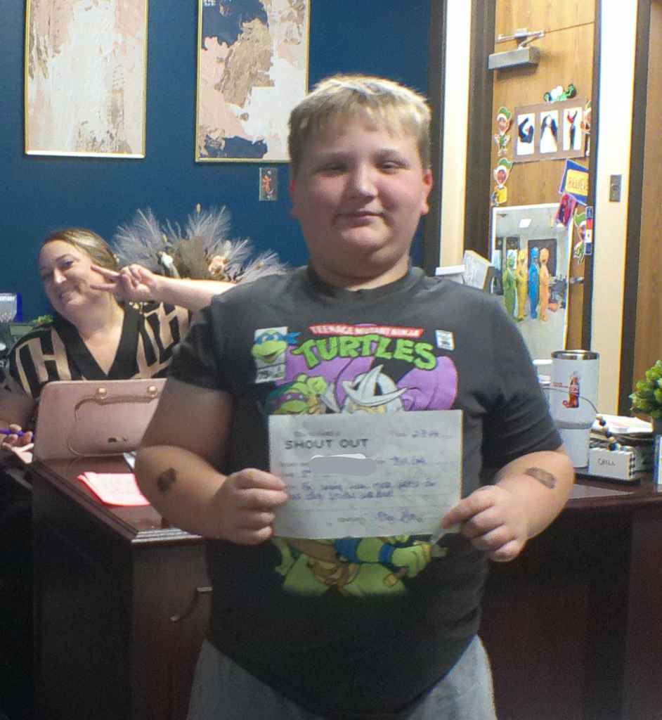 Our "Shout Out" wall is getting a lot of love today! From helping a peer to showing extra kindness in the halls, these students (and teachers!) make our school a better place every single day. We love seeing our community lift each other up. Way to go, superstars! 