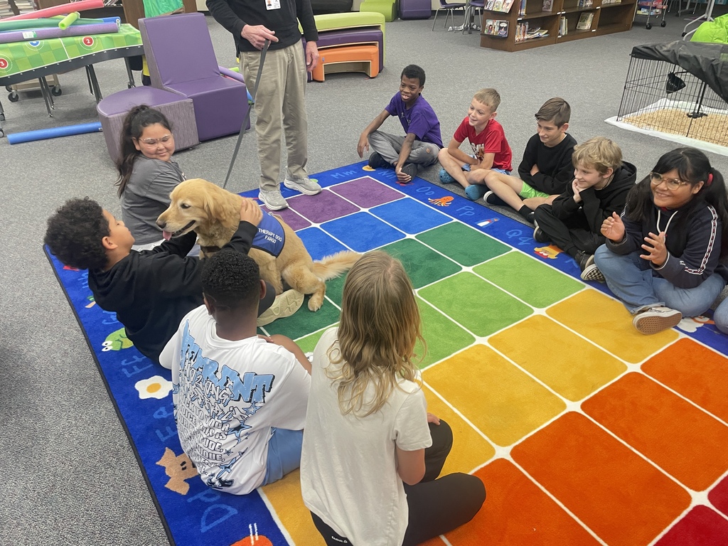 Look who’s back! This was Fargo’s second time visiting our campus with Faithful Paws Pet Therapy, and at this point, she’s a total campus celebrity. Whether it’s a belly rub or a quiet moment of petting, Fargo has a special way of making every student feel calm and confident—especially during testing season.  Faithful Paws is an incredible organization in Houston that trains pet-and-owner teams to bring joy to those who need it most. They truly live up to their mission of providing "unconditional love."  Learn more about their program here: https://faithfulpawshouston.org/