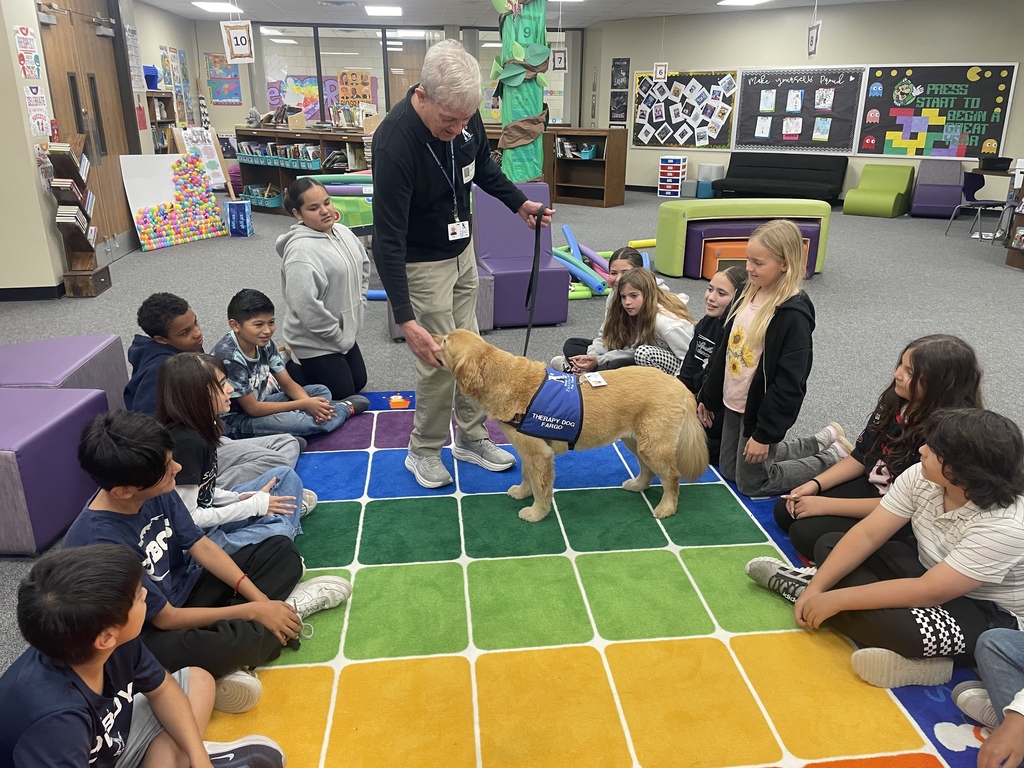 Look who’s back! This was Fargo’s second time visiting our campus with Faithful Paws Pet Therapy, and at this point, she’s a total campus celebrity. Whether it’s a belly rub or a quiet moment of petting, Fargo has a special way of making every student feel calm and confident—especially during testing season.  Faithful Paws is an incredible organization in Houston that trains pet-and-owner teams to bring joy to those who need it most. They truly live up to their mission of providing "unconditional love."  Learn more about their program here: https://faithfulpawshouston.org/