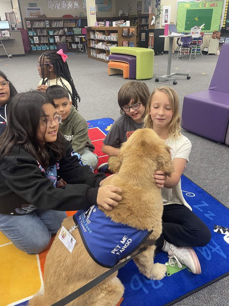 Look who’s back! This was Fargo’s second time visiting our campus with Faithful Paws Pet Therapy, and at this point, she’s a total campus celebrity. Whether it’s a belly rub or a quiet moment of petting, Fargo has a special way of making every student feel calm and confident—especially during testing season.  Faithful Paws is an incredible organization in Houston that trains pet-and-owner teams to bring joy to those who need it most. They truly live up to their mission of providing "unconditional love."  Learn more about their program here: https://faithfulpawshouston.org/