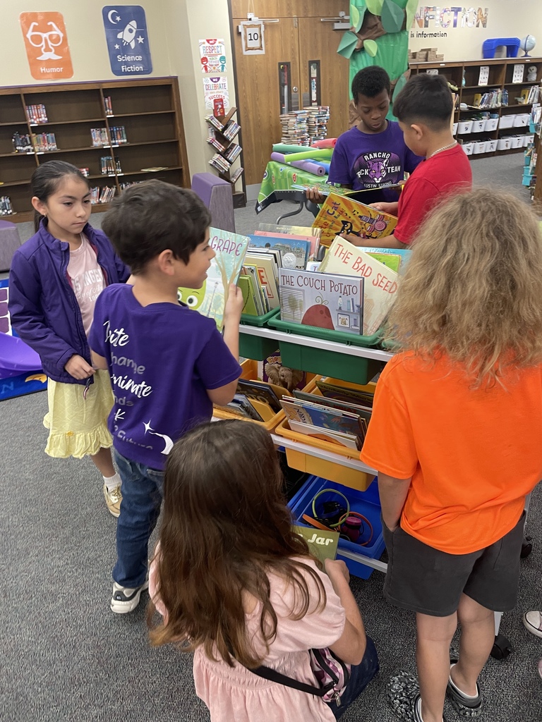 Big things are happening in our library! We are so excited to introduce our brand-new VOX Books! These "books that talk" allow our students to listen to a professional narration while they follow along with the physical pages, helping to boost literacy and confidence.  This was made possible through a wonderful partnership between Mrs. Kluttz and our Librarian, Mrs. Powell, who successfully applied for a grant through the Education Foundation.  Check out these photos from our "Launch Day!" A few lucky students were selected to be our "First Listeners" and official product testers. From the smiles on their faces, we think these books are going to be a huge hit!