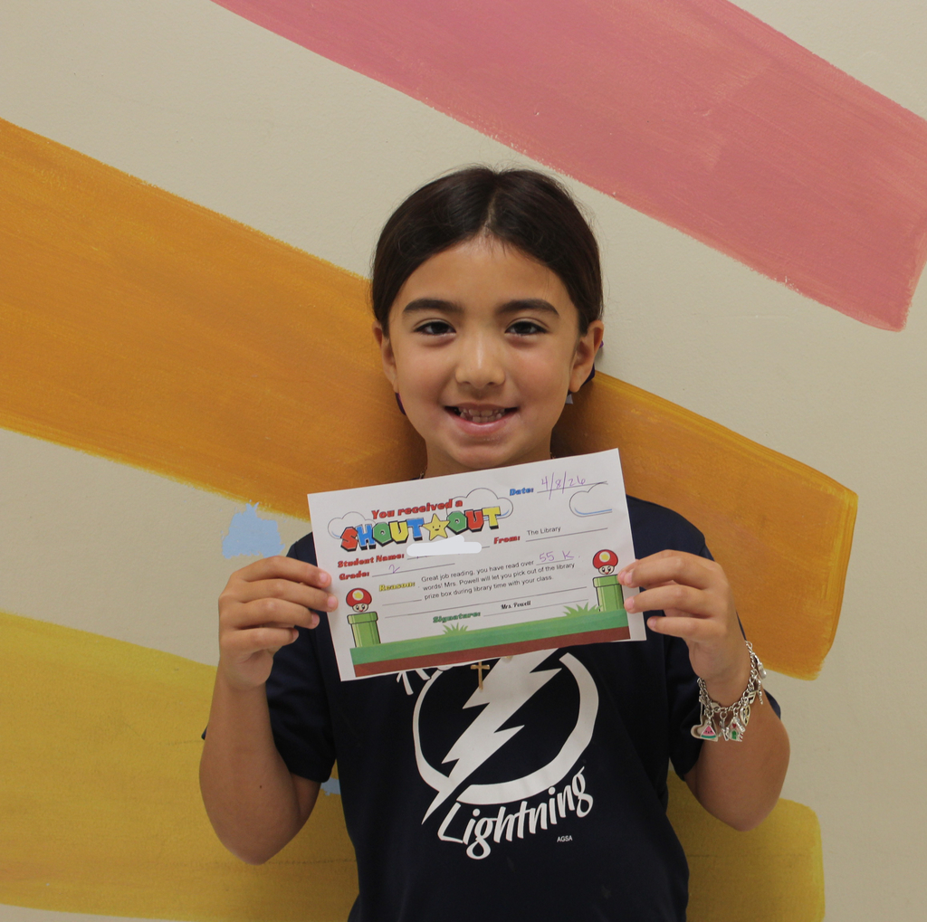 There is nothing we love more than putting a spotlight on student success! From mastering new skills to helping out a friend, these daily 'Shout Outs' remind us why our school is such a special place to be. We’re so proud of these students for setting the bar high!