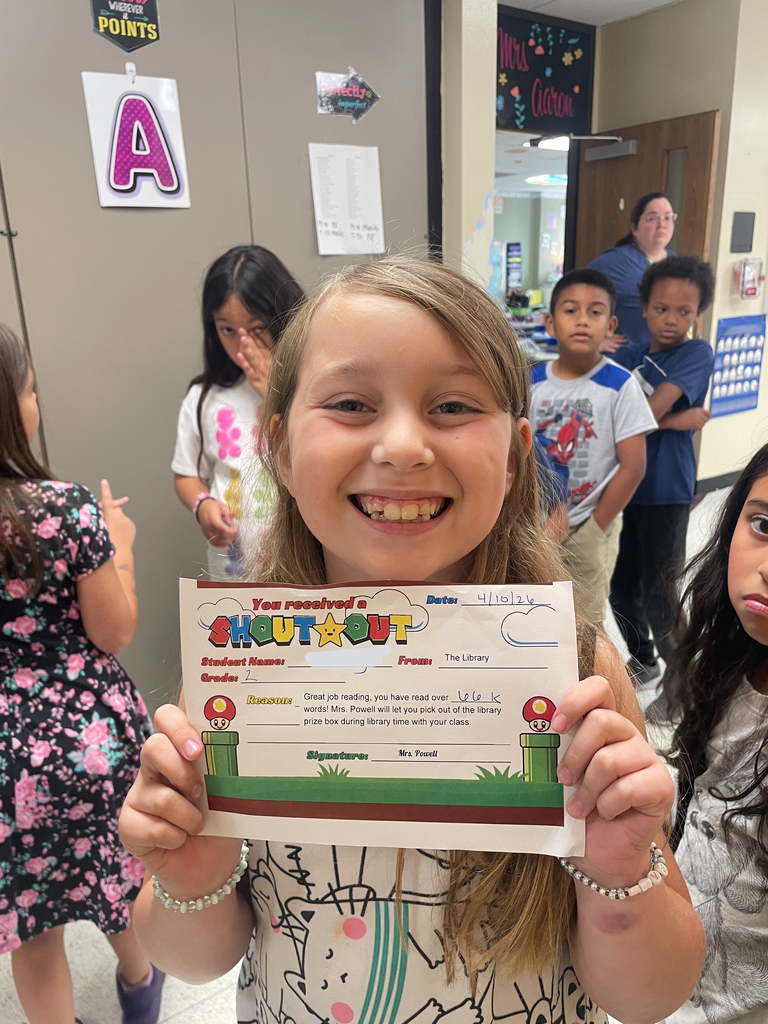 The future is looking bright! These 'Shout Out' recipients are proving that with a little effort and a lot of heart, you can achieve great things. Join us in celebrating the incredible progress our students are making every single day!