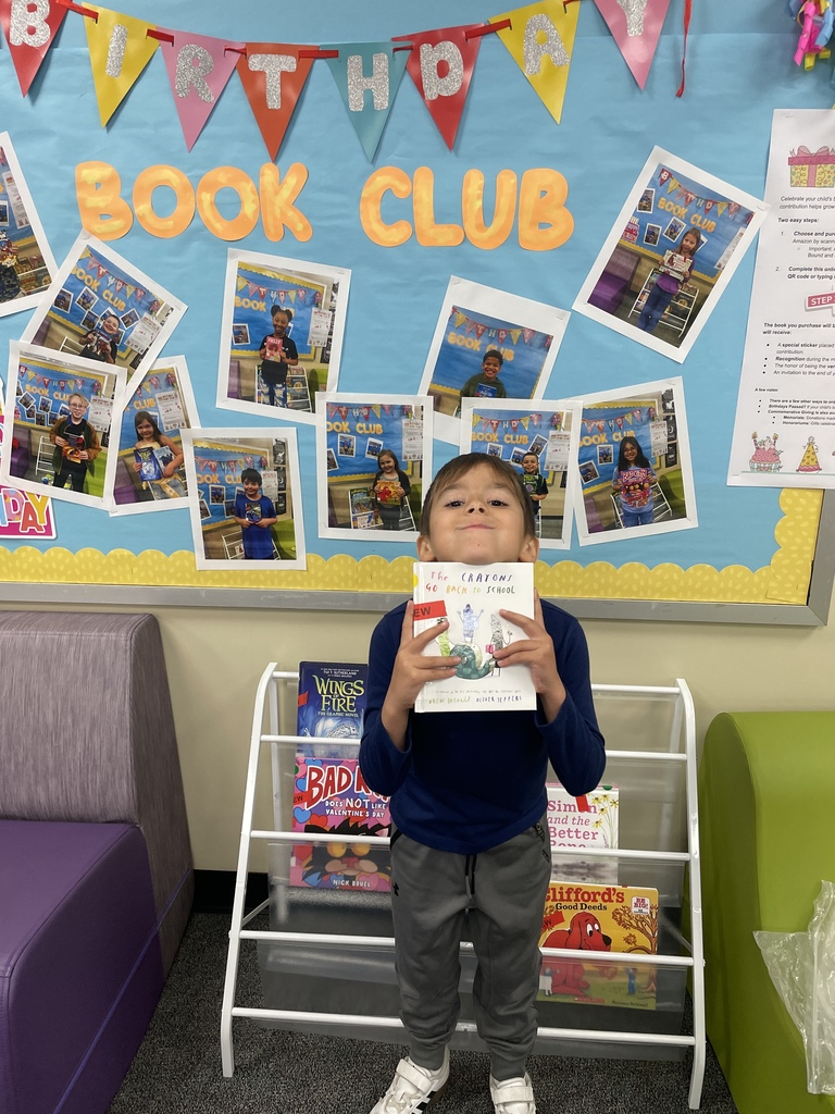 Splat says "Thank You" and so do we! We’ve had such an amazing year of donations, and we’re looking for a few more members to join the party before we close the books for the season.  Don’t forget: The deadline to join the Birthday Book Club for this year is this coming Tuesday, May 5th.   Whether their birthday was back in August or is coming up this summer, any student can join now to secure their spot at the Birthday Bash! Let’s see how many books we can add to the Rancho Library this week!  Leave a Legacy: Birthday Book Club  You can honor your child’s birthday by donating a book to the Rancho Library any month of the year!  Pick a book and purchase it right off the library’s Amazon Wishlist bit.ly/4saNbV1  Next, fill out the Quick Form bit.y/ribookclub  The Perks: A permanent donor sticker in the book, a shout-out on the morning announcements, and an invite to the end-of-year Birthday Bash!