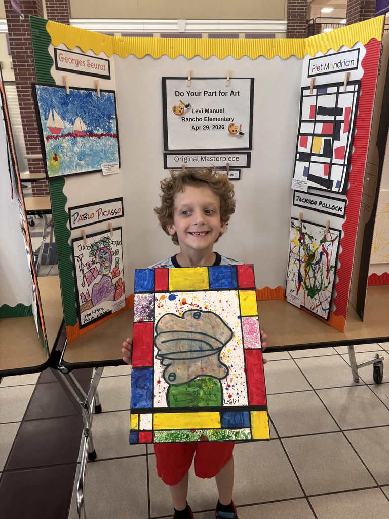 There’s nothing quite like seeing the world through the eyes of our Kindergarten APAWLO students.   From the bold colors of Mondrian to the expressive splatters of Pollock, these students aren't just learning about art history—they are finding their own unique voices. We are so proud of their hard work and creativity!