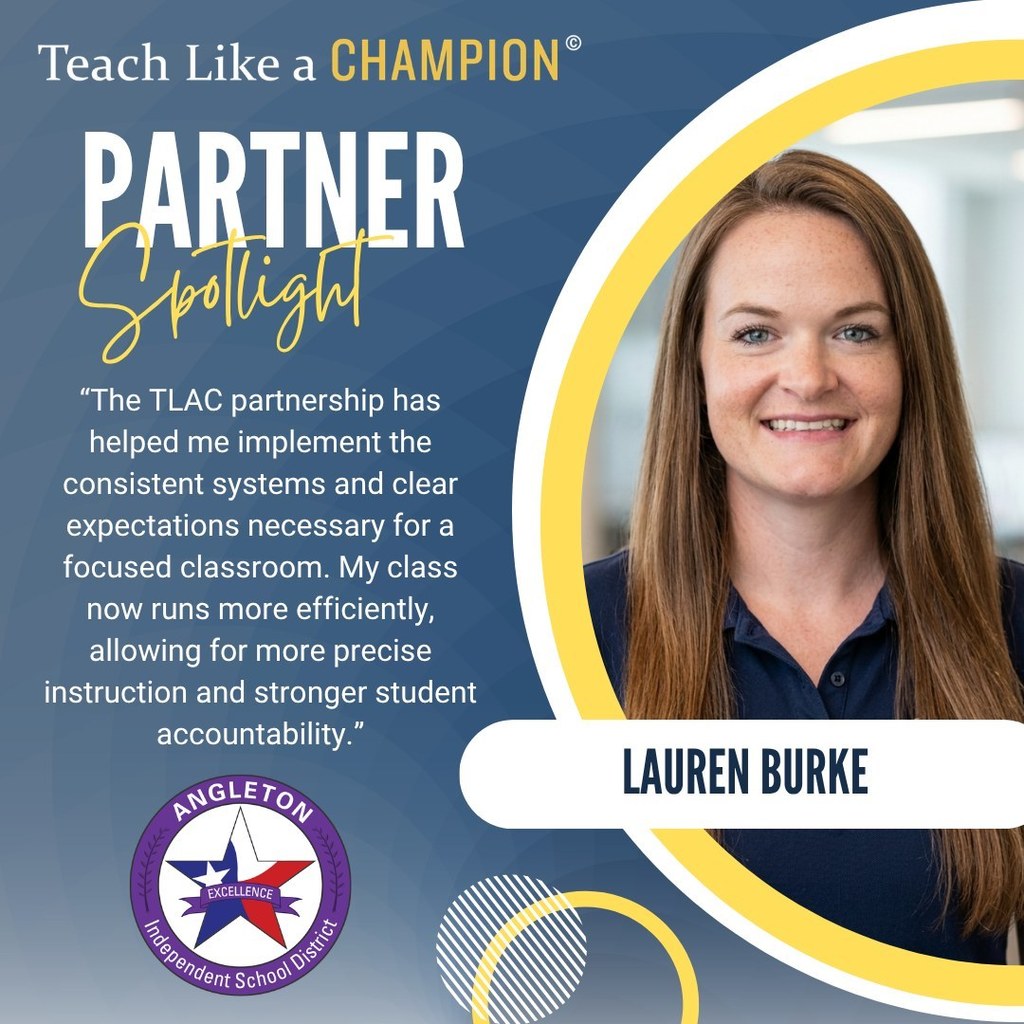 Teach Like a Champion - Luren Burke, AJH Teacher