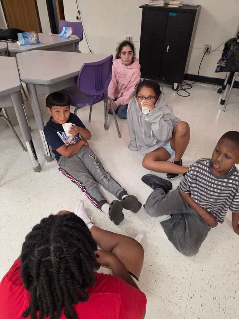 One book, one school, one big adventure!   There is something truly magical about an entire school community sharing the same story. Our 4th graders spent some time today reading "Gracie Under the Waves" together as a grade level. To make the chapters come to life, they even got to sample some of the drinks mentioned in the book !   We are so excited to be reading one of next year’s Bluebonnet Award books to 3rd- 5th graders a head start for next year. Ask your kiddo tonight what their favorite part of the story is so far!