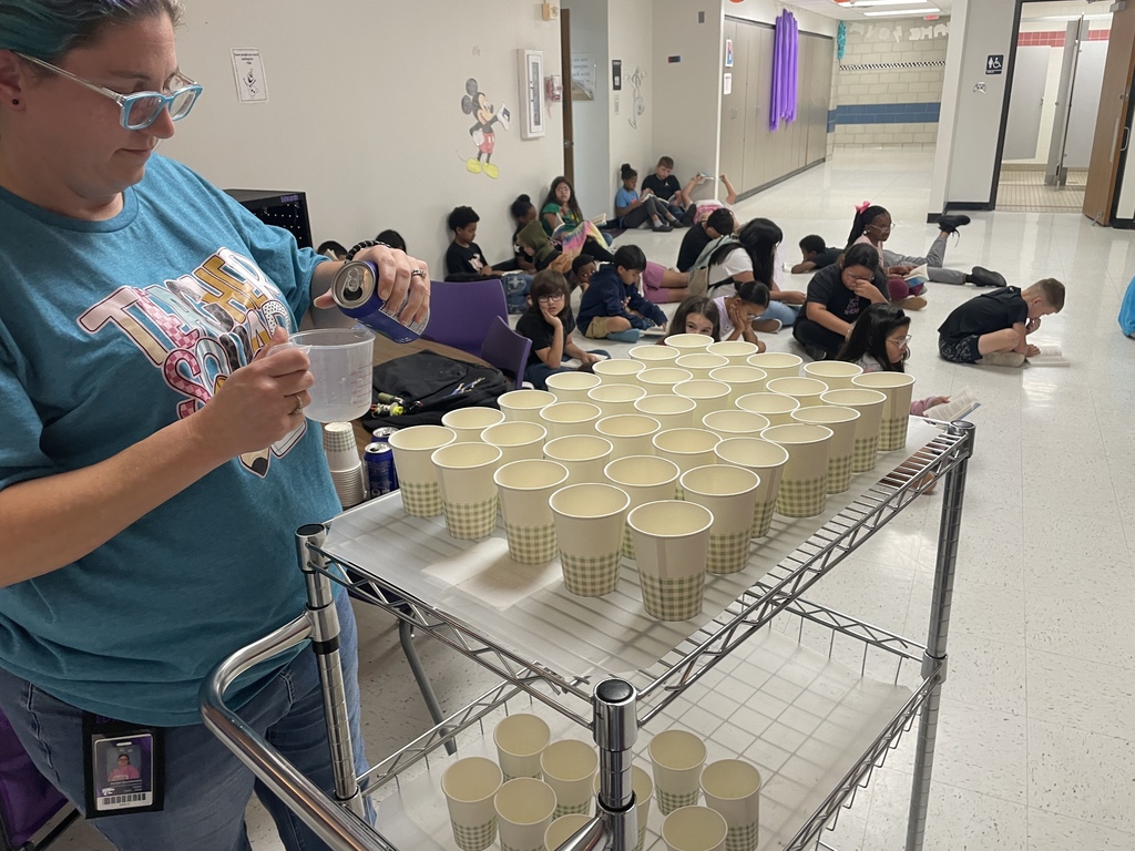 One book, one school, one big adventure!   There is something truly magical about an entire school community sharing the same story. Our 4th graders spent some time today reading "Gracie Under the Waves" together as a grade level. To make the chapters come to life, they even got to sample some of the drinks mentioned in the book !   We are so excited to be reading one of next year’s Bluebonnet Award books to 3rd- 5th graders a head start for next year. Ask your kiddo tonight what their favorite part of the story is so far!