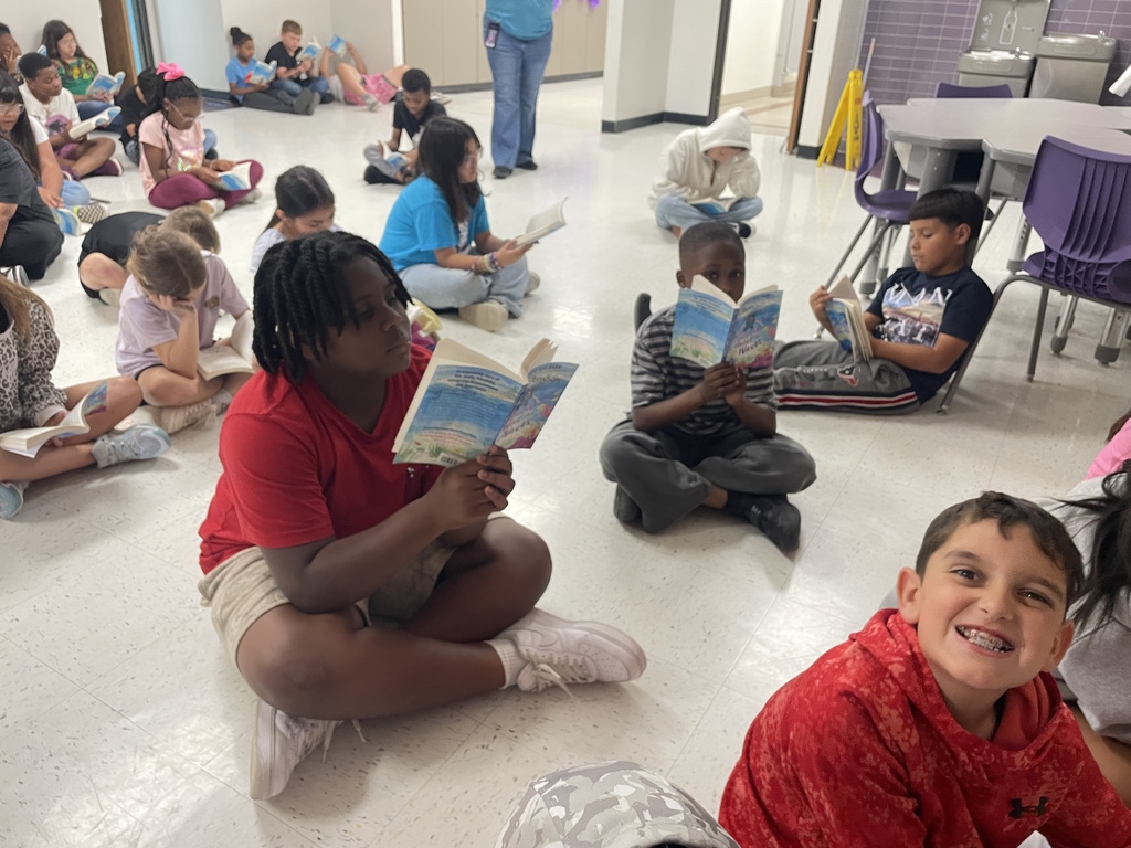 One book, one school, one big adventure!   There is something truly magical about an entire school community sharing the same story. Our 4th graders spent some time today reading "Gracie Under the Waves" together as a grade level. To make the chapters come to life, they even got to sample some of the drinks mentioned in the book !   We are so excited to be reading one of next year’s Bluebonnet Award books to 3rd- 5th graders a head start for next year. Ask your kiddo tonight what their favorite part of the story is so far!