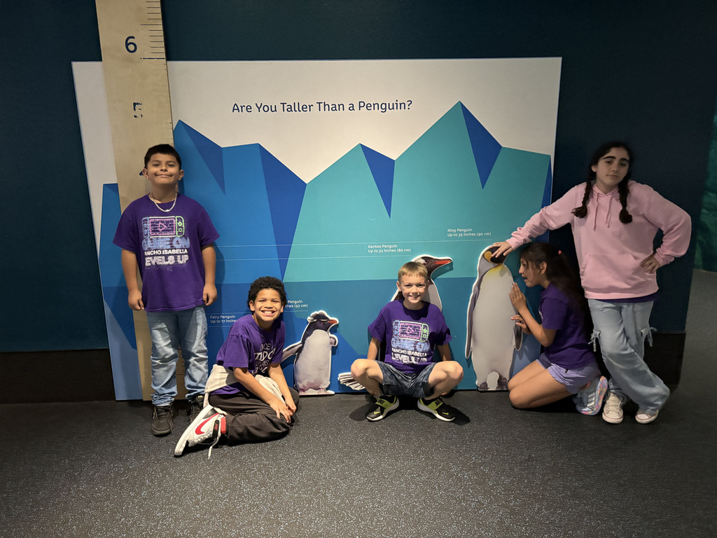 Deep dives and giant discoveries! Our 4th graders took over Moody Gardens Aquarium, getting up close with everything from mesmerizing jellyfish to our favorite feathered friends in the penguin exhibit. Seeing their faces light up as they connect their classroom lessons to the real world is what it’s all about!