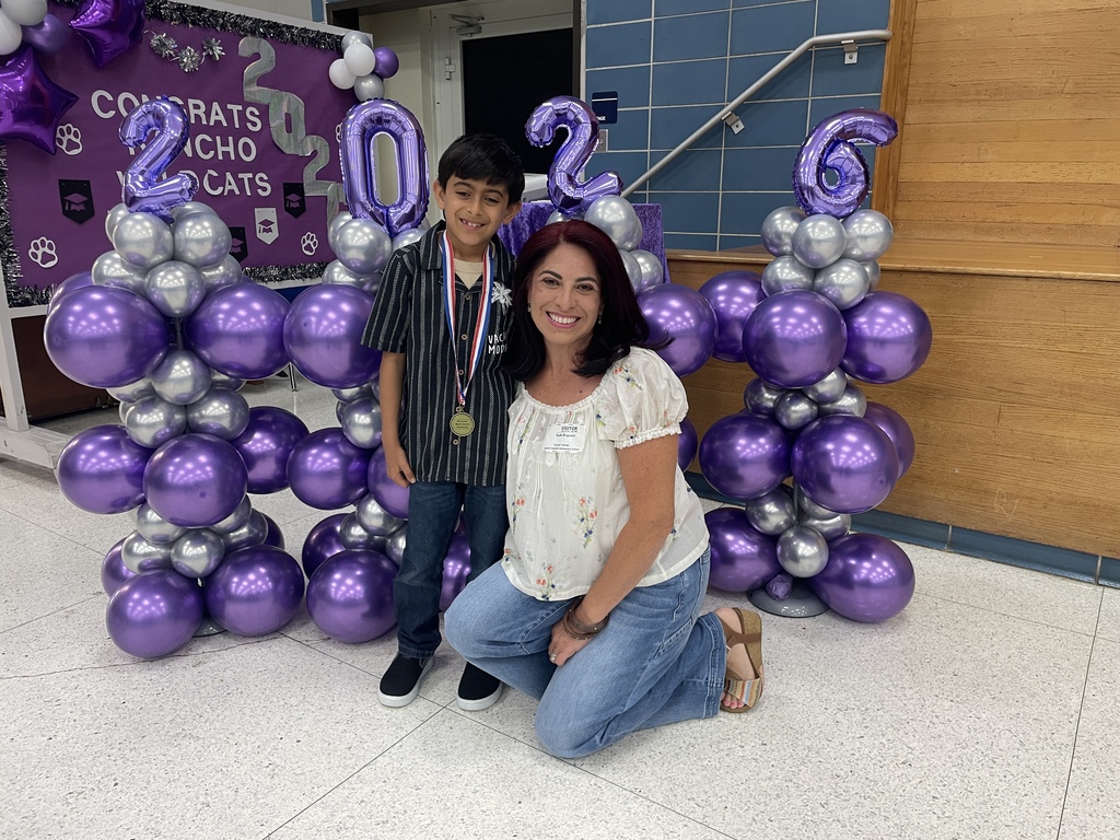 We are so proud to announce that one of our third graders, Liam Gonzales Brignoni has been selected as a National Math Star. This prestigious honor is awarded only to students who score in the top 2% nationally on their math Map assessments.  Liam was recognized at the recent School Board meeting and presented with an Achievement Medal for his hard work and dedication to excellence. We can’t wait to see how far his "math powers" take him!