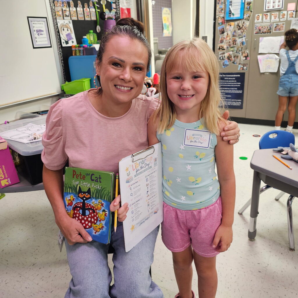 Step aside, grown-ups—the kids are running the show! Back in December during Winterfest, some incredibly lucky students won big at our silent auction, and this week they finally stepped into their new roles as Librarian, Principal, and Shutterbugs for the day!  A special shoutout to Harper, who pulled double duty as both our official Librarian and Principal for the day (talk about a busy schedule!). Meanwhile, our dynamic brother-and-sister duo Major and Ryan took over the school cameras as our official Shutterbugs, capturing all the action behind the scenes.   From helping out at the snack tables and handing out treats, to testing out the walkie-talkies and documenting the day, these kiddos absolutely crushed it. We love giving our students a chance to shine and see the school from a whole new perspective. Future leaders in the making!