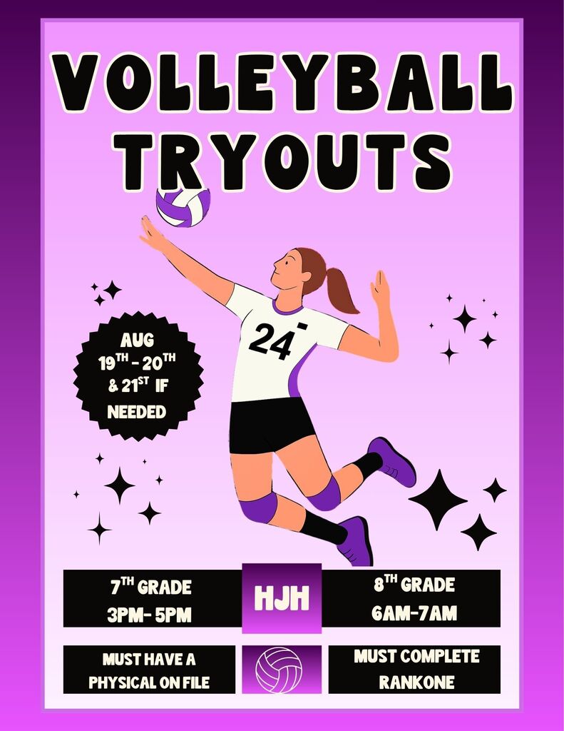 Volleyball tryout information!