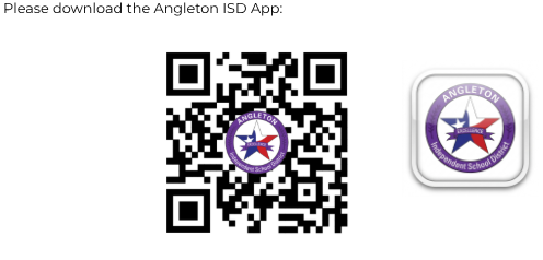 QR code for Angleton ISD app