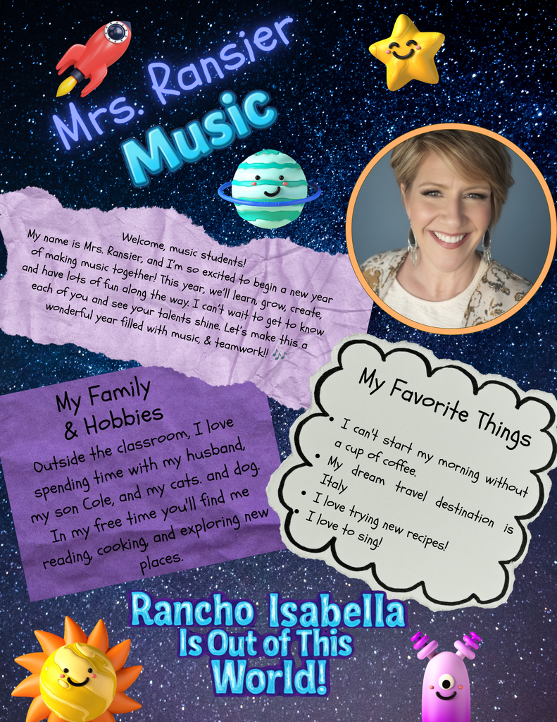 Help us give an "Out of This World" welcome to our Specials team—Mrs. Powell (Librarian), Coach Braun (P.E.), Mrs. Ransier (Music), and Mrs. Morales (P.E. Asst.)—for the 2026–2027 school year! 🚀 With decades of experience, a shared passion for connecting with students, and hobbies ranging from audiobooks and live music to cooking and family sports, this incredible team is ready to keep our kids creative, active, and inspired all year long! 🌟