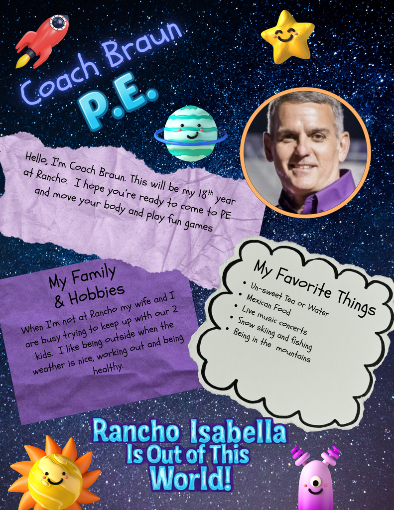 Help us give an "Out of This World" welcome to our Specials team—Mrs. Powell (Librarian), Coach Braun (P.E.), Mrs. Ransier (Music), and Mrs. Morales (P.E. Asst.)—for the 2026–2027 school year! 🚀 With decades of experience, a shared passion for connecting with students, and hobbies ranging from audiobooks and live music to cooking and family sports, this incredible team is ready to keep our kids creative, active, and inspired all year long! 🌟