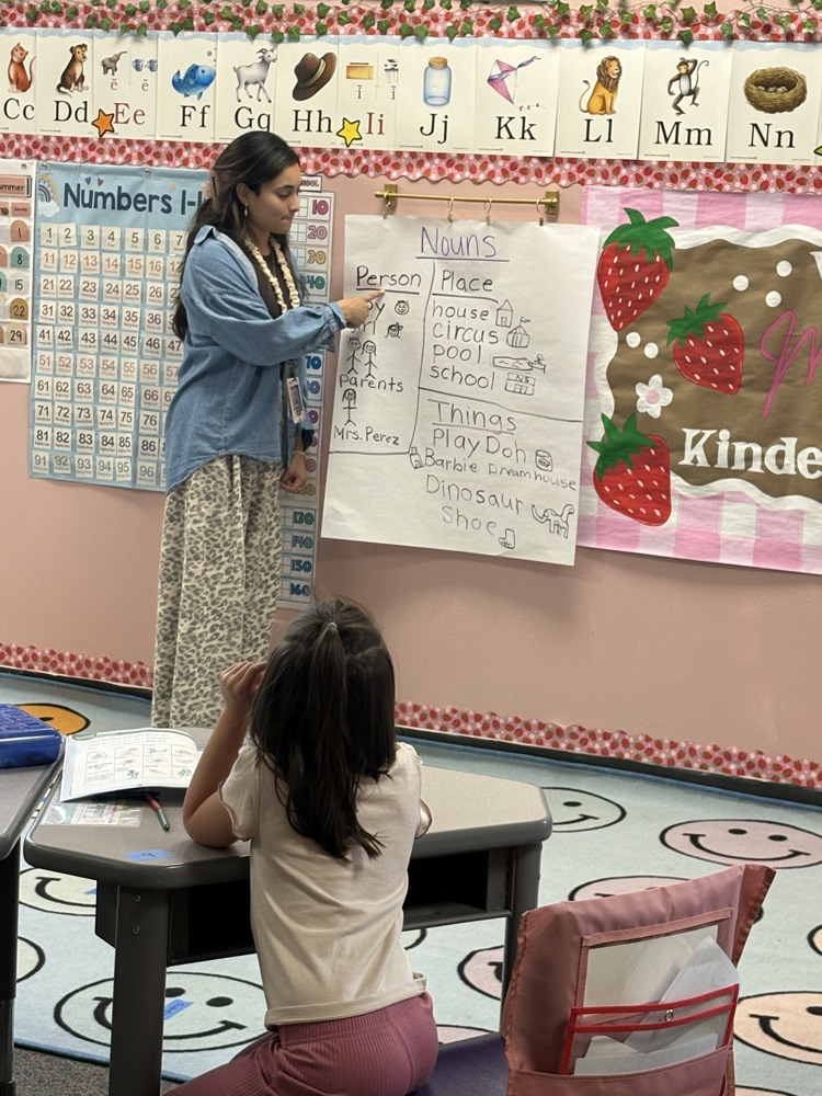 Kindergarten grammar lesson