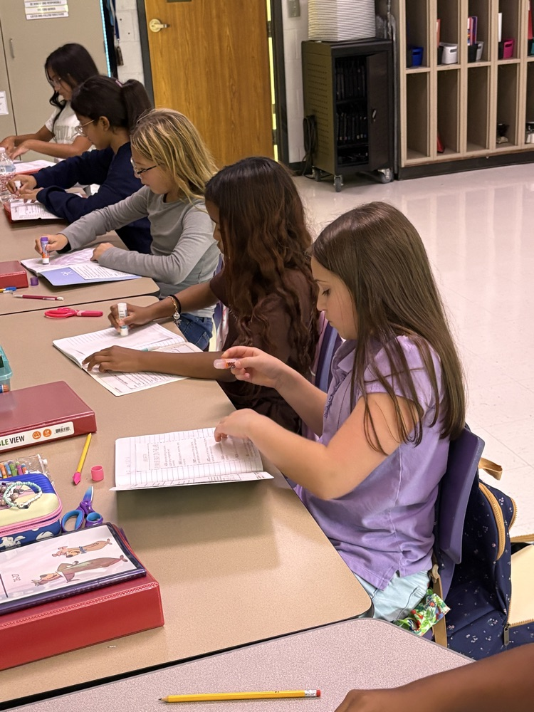 5th science- setting up notebooks