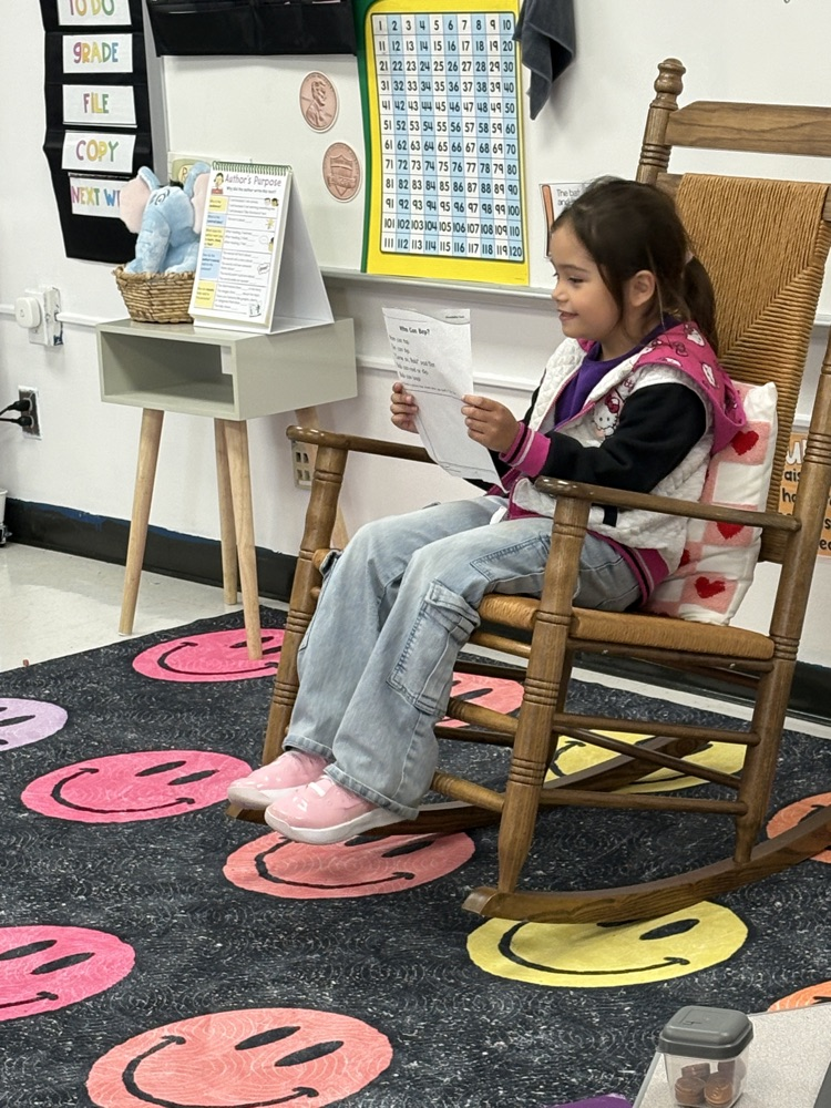 1st graders sharing stories