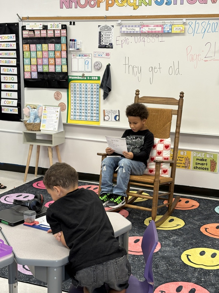 1st grade sharing stories
