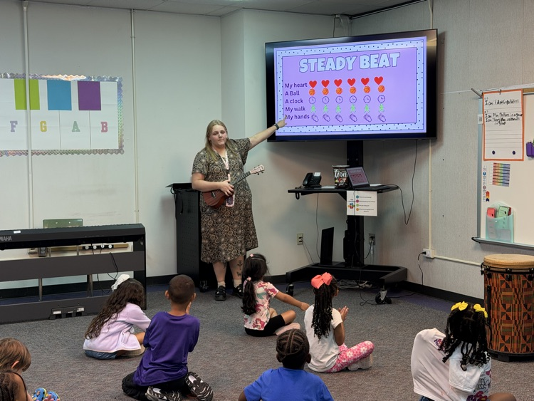 learning about steady beats!