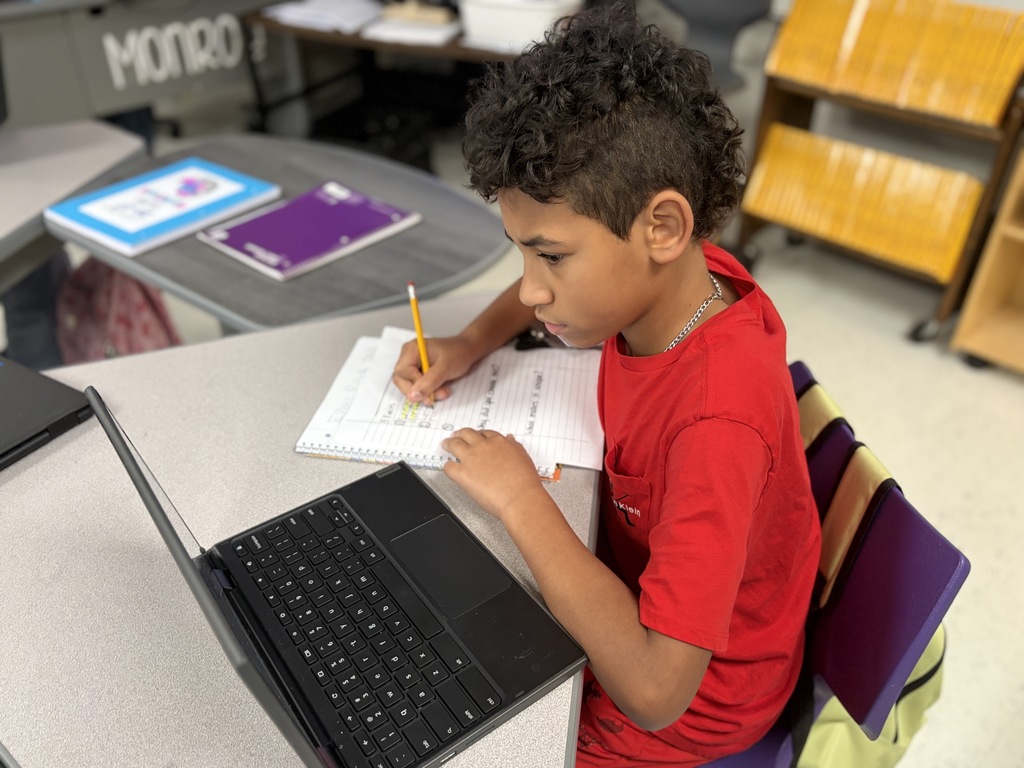 Big ideas start with a rough draft! Mrs. Monroe’s 5th graders are diving deep into expository writing, researching and drafting essays on their favorite inventions. From everyday essentials like football and DVDs to fun favorites like squishies, these students are putting serious focus into organizing their facts and sharing what makes these creations unique. Way to go, 5th grade!