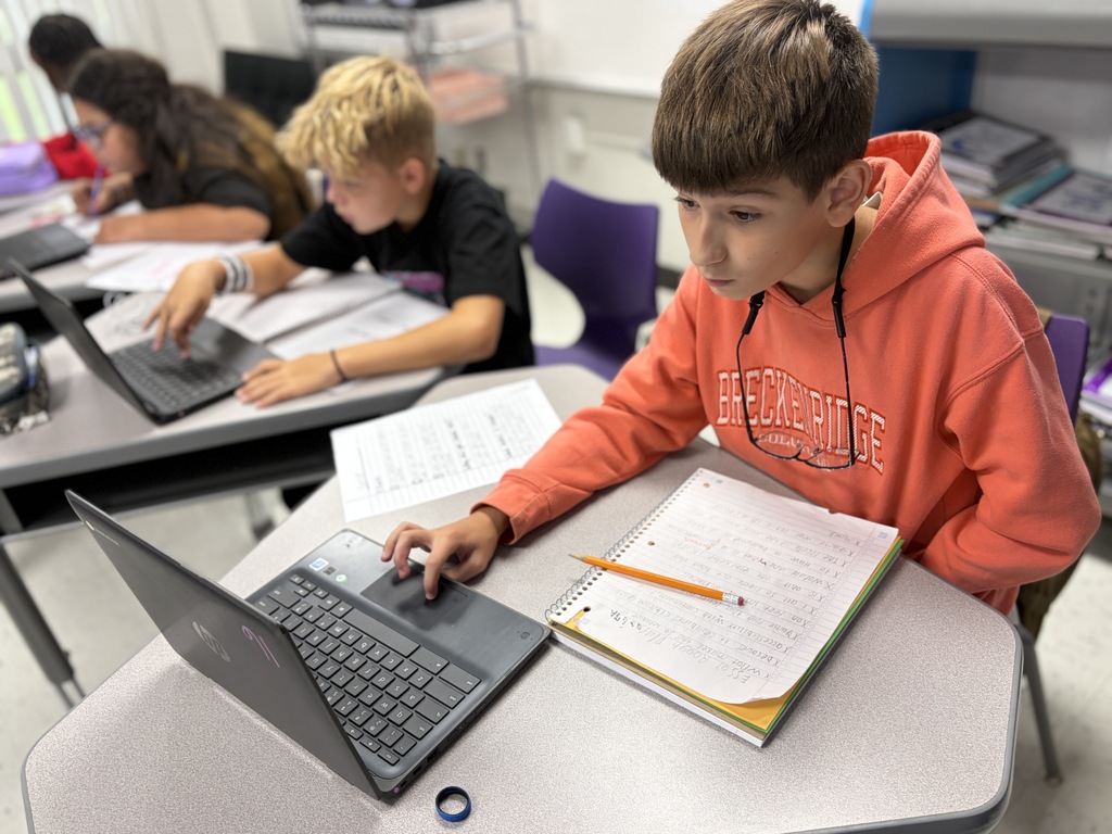 Big ideas start with a rough draft! Mrs. Monroe’s 5th graders are diving deep into expository writing, researching and drafting essays on their favorite inventions. From everyday essentials like football and DVDs to fun favorites like squishies, these students are putting serious focus into organizing their facts and sharing what makes these creations unique. Way to go, 5th grade!