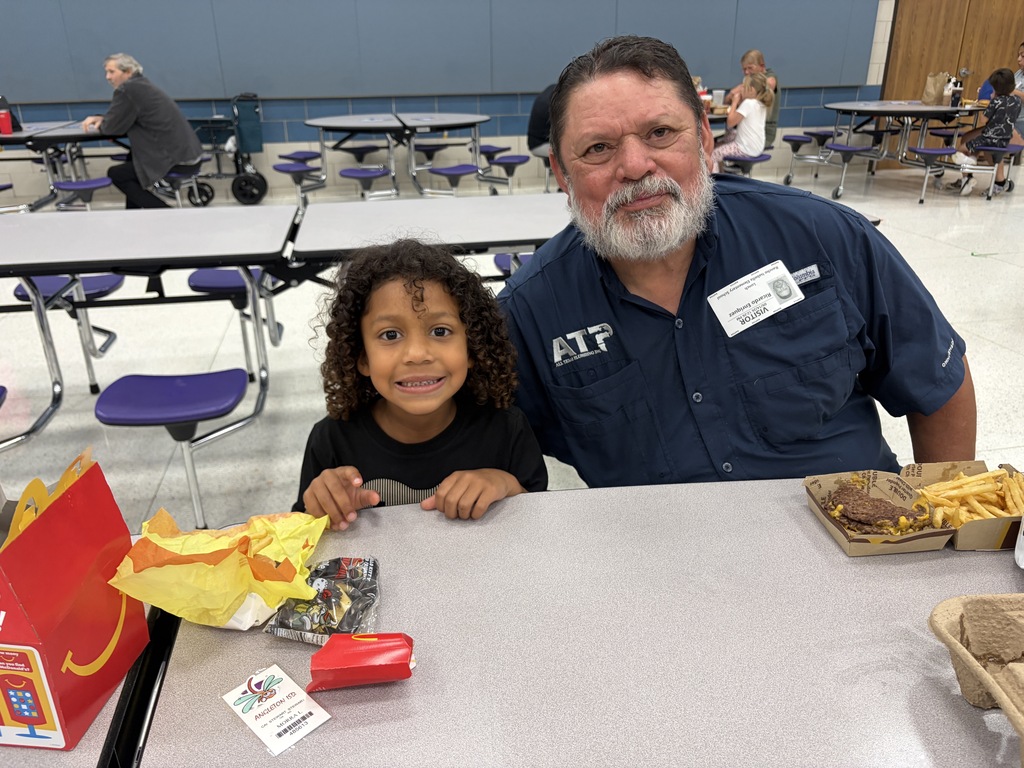Day One of "Lunch with Loved Ones" was a huge success! 💜 It was wonderful seeing so many parents and grandparents in the cafeteria making lunchtime memories with our students. We can’t wait to welcome our next group tomorrow! 