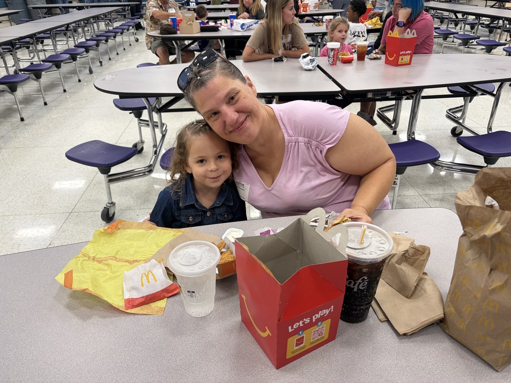 Day One of "Lunch with Loved Ones" was a huge success! 💜 It was wonderful seeing so many parents and grandparents in the cafeteria making lunchtime memories with our students. We can’t wait to welcome our next group tomorrow! 