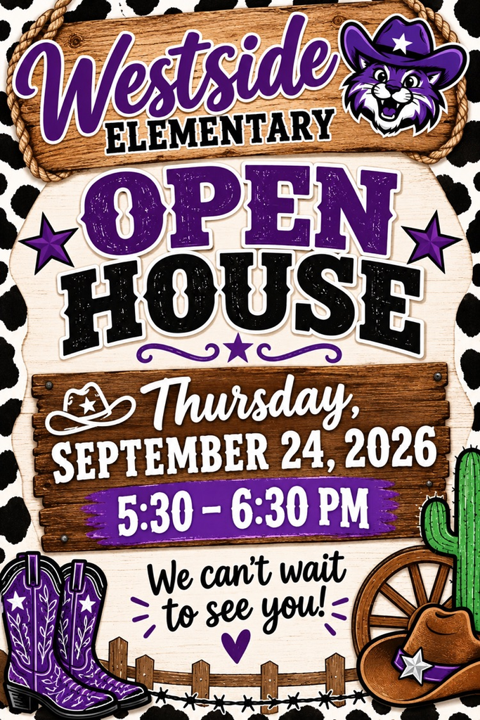 open house on Thursday 5:30-6:30pm