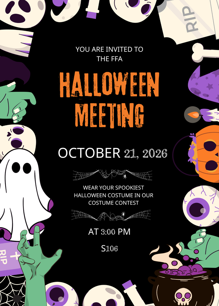 FFA Meeting October 21 at 3PM