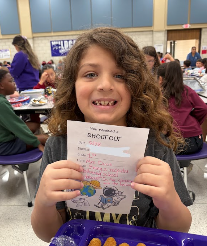 othing brightens our day like seeing our students recognized for doing their best! 🌟 Shout-out to this amazing 1st grader for being a total rockstar and setting a wonderful example in the classroom and hallways. Keep up the fantastic work!