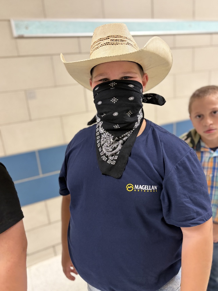 Today was western day and tomorrow is nerds versus jocks!