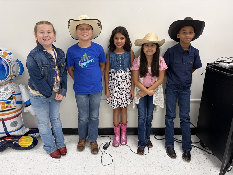 Today was western day and tomorrow is nerds versus jocks!