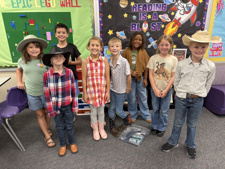Today was western day and tomorrow is nerds versus jocks!