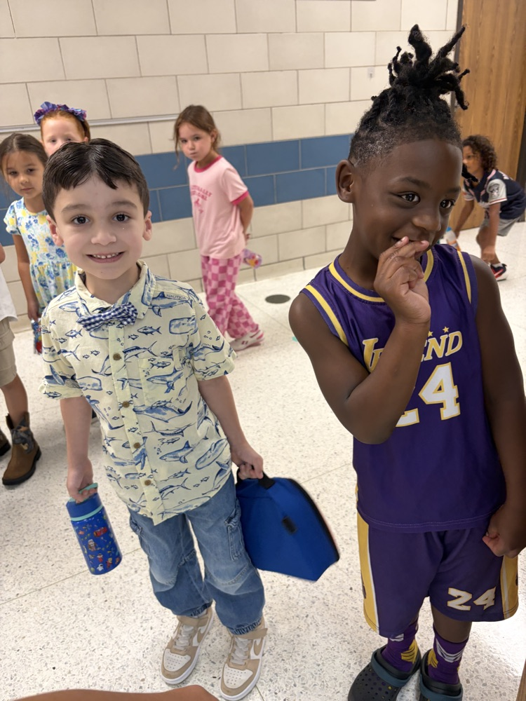 Brains or brawn? Why not both! Our students had so much fun bringing out their best athletic jerseys and classic nerd attire for Nerds vs. Jocks Day today!