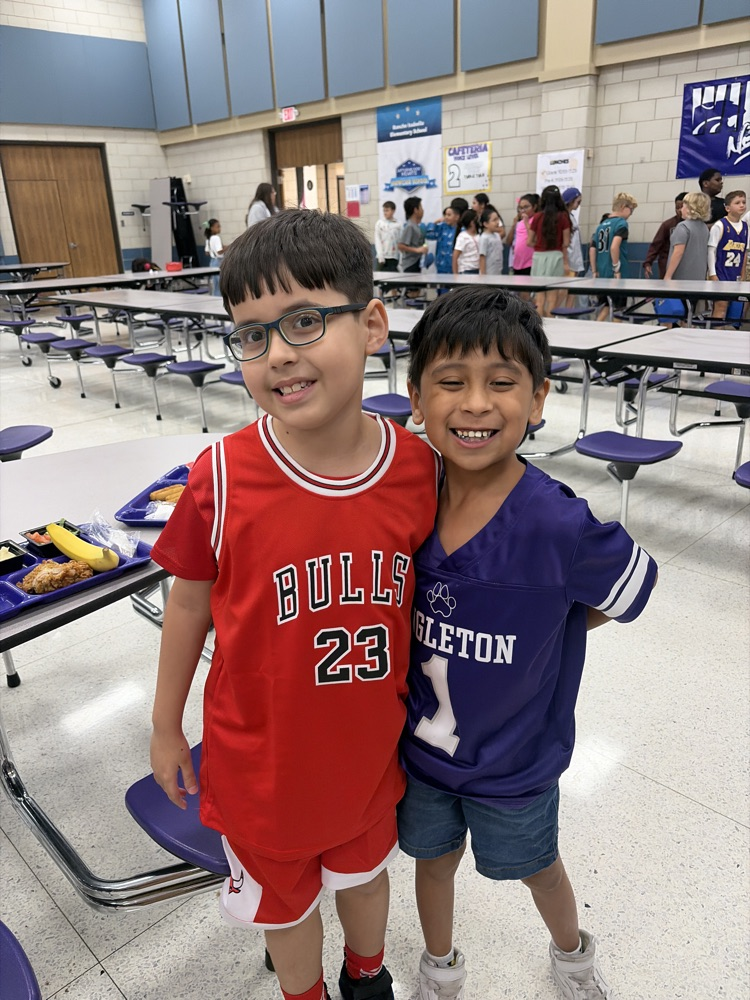 Brains or brawn? Why not both! Our students had so much fun bringing out their best athletic jerseys and classic nerd attire for Nerds vs. Jocks Day today!