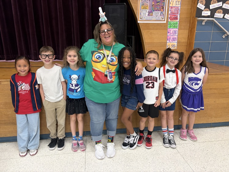 Brains or brawn? Why not both! Our students had so much fun bringing out their best athletic jerseys and classic nerd attire for Nerds vs. Jocks Day today!