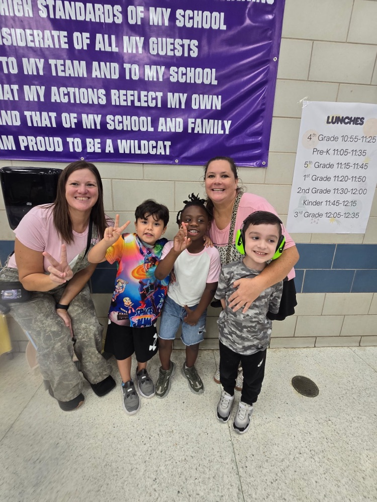 Pink or camo? Our students and staff showed up in style today for Homecoming Week!