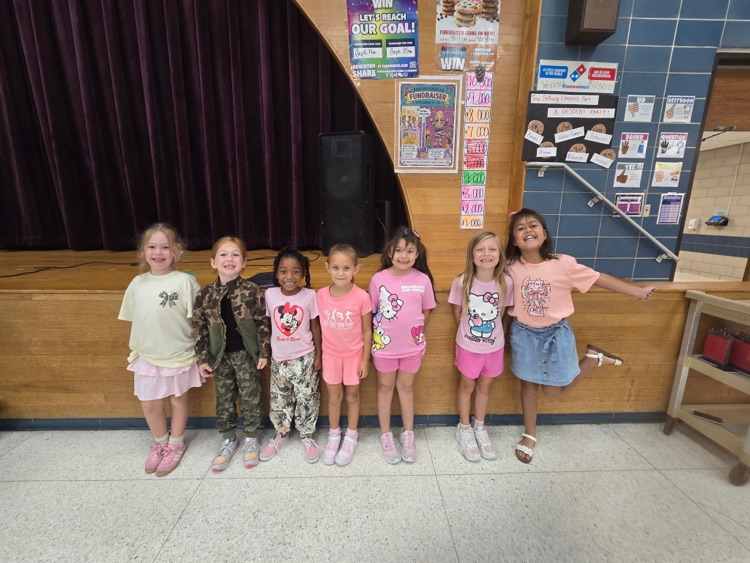 Pink or camo? Our students and staff showed up in style today for Homecoming Week!