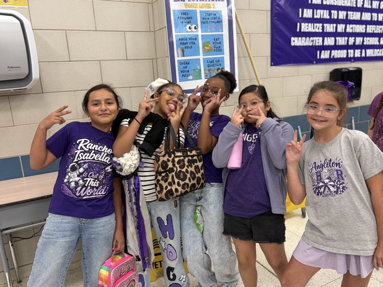 Purpled out and pumped up for Homecoming tonight Show your Wildcat pride!