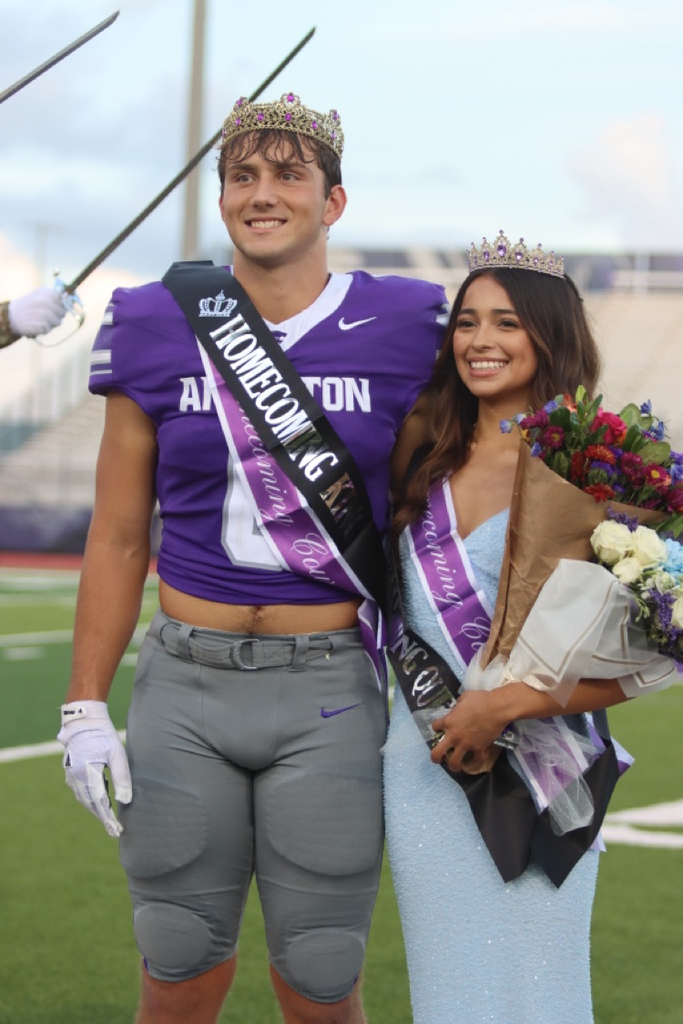 2026 Homecoming King and Queen, Wyatt Neyland and Marina Sanchez
