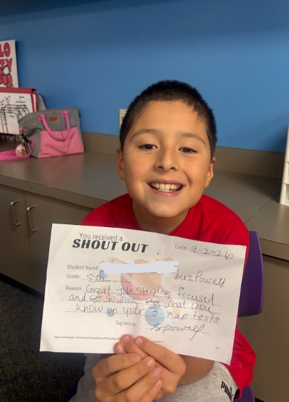 Shouting out hard work and dedication! 🌟 Big congratulations to this 5th grader for staying focused and showing off everything he knows on his MAP tests. We love seeing our students put in the effort and achieve great things! 